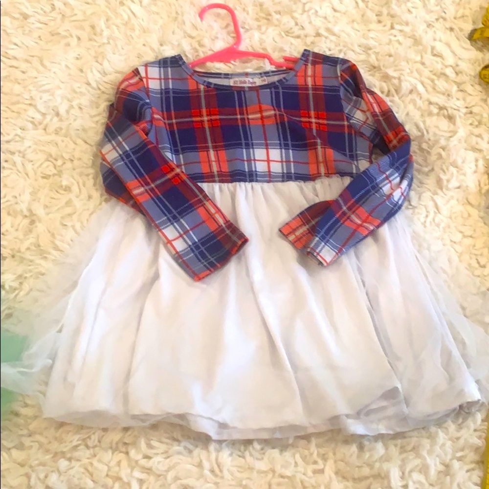 Girls plaid dress